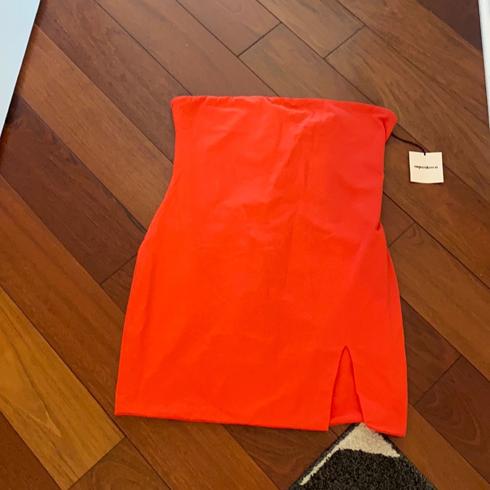 Gorgeous superdown strapless dress! Never worn